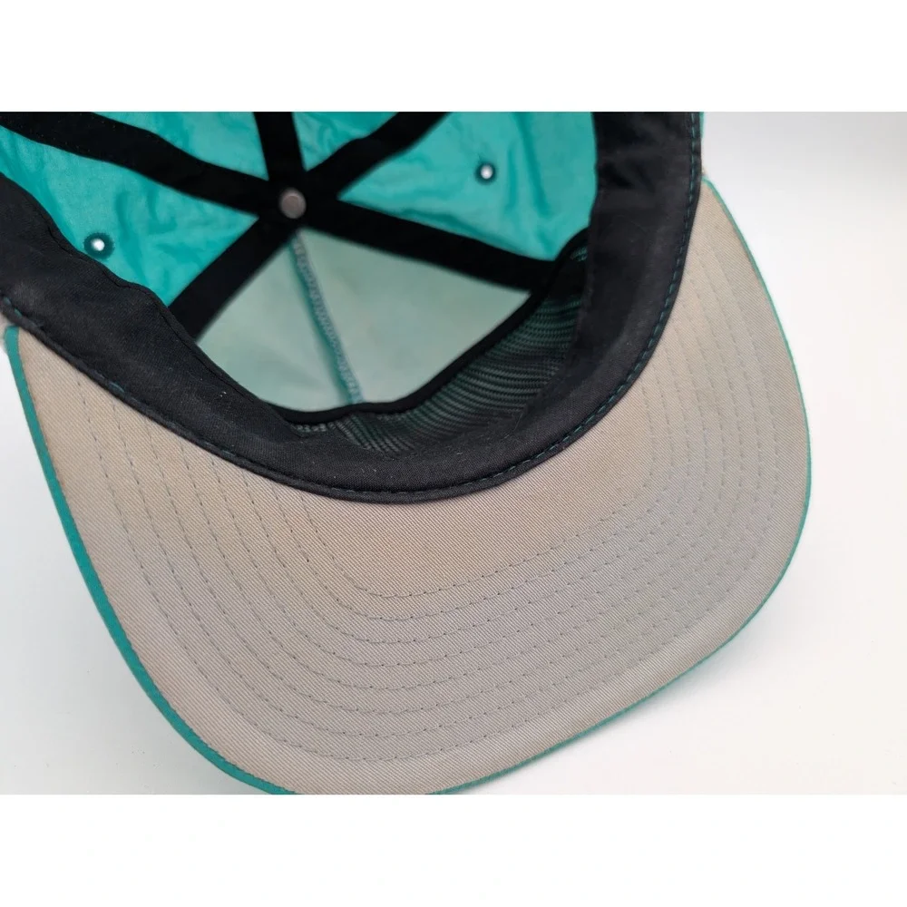 ONeill Mens Teal Nylon Rope Snapback Hat Embroidered Logo Yupoong Sample SP